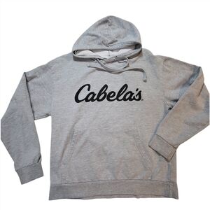 Cabela's Gray Long Sleeve 2018 Pullover Hoodie Men's Size Medium